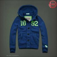 heren abercrombie and fitch pullover full-knop blauw groen 1892 Outlet Haarlem j8s2r952